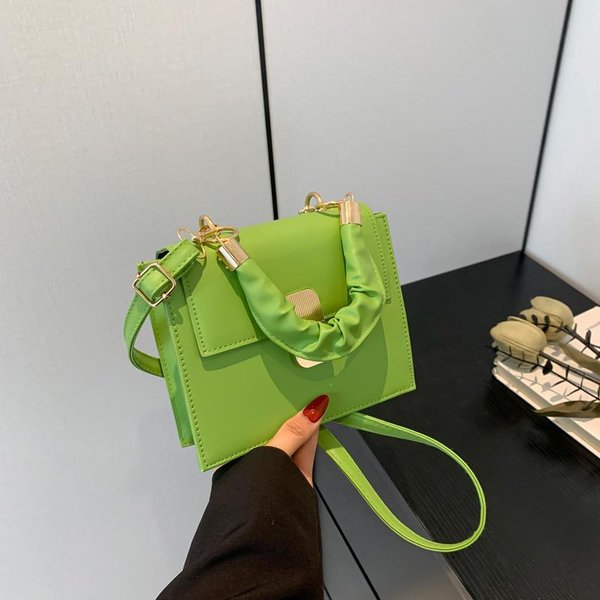 Bolso Bandolera Nicho De Alta Gama Para Mujer, Nuevo Bolso Cuadrado PequeñO De Mano De Moda, Bolso De Hombro Retro VersáTil De Primavera Y Verano-image