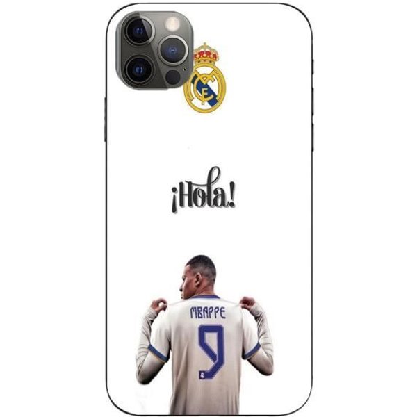 Coque Maniacase Pour Iphone 12 Pro Kylian Mbappe Real Madrid 9 Hola-image