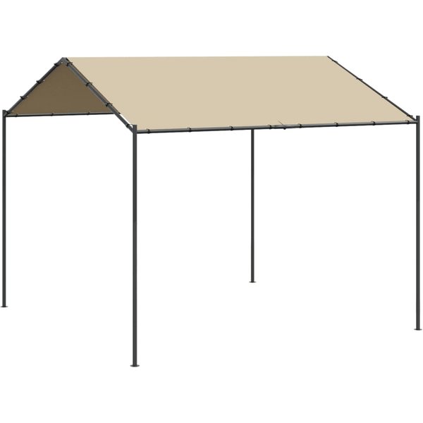 PabellóN De JardíN Beige 3X3 M Acero Y Tela-image