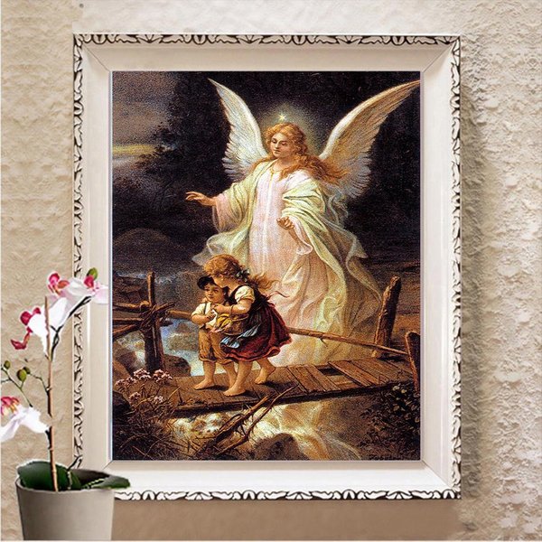 PełNe Kwadratowe / OkrąGłE WiertłO 5D DIY Diamentowe Malowanie Haft Cross Stitch 5D Home Decor Prezent Full Square 20X30CM-image