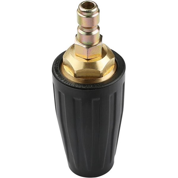 Puntas De Lavadora A PresióN, Boquilla Turbo De 4000Psi, Boquilla Giratoria MáXima Para Lavadora A PresióN Con Conector RáPido De 1/4 Pulgadas Azul-image