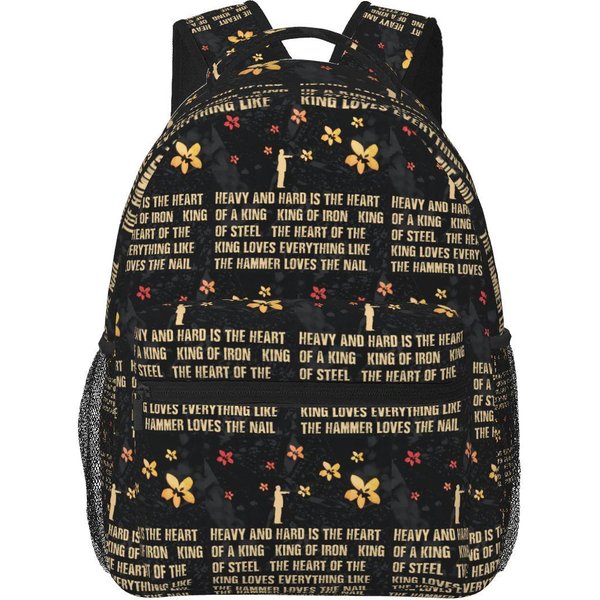 Hadestown Flor El Musical Mochila Escolar Bolso Escolar Mochila De DíA Para Senderismo Viajes Para Hombres Mujeres Moda Bolso Para Libros Bolsos De Hombro One Size Black-image