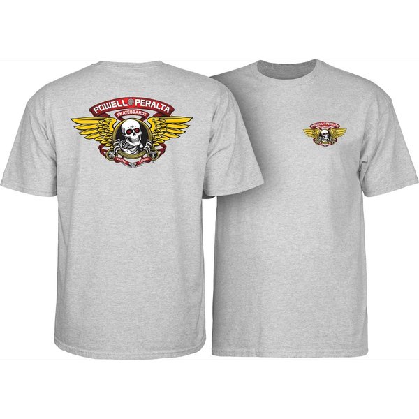 Camiseta Estampada GráFica Winged Ripper De Powell Peralta Para Hombre Y Mujer AlgodóN Manga Corta Marca Retro Streetwear Hip Hop Harajuku Moda Verano Nueva Camiseta 4XL White-image