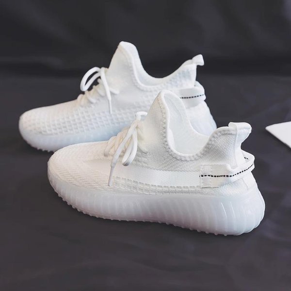 LatająCe Tkane Buty MęSkie I Damskie Buty 2025 Nowe OddychająCe Studenckie Wersja KoreańSka Modne Buty Sportowe Casualowe OddychająCe Buty Do Biegania Fitness 41-image