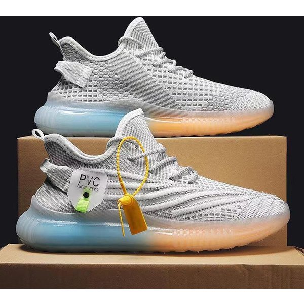 Nuevos Zapatos Casuales Primavera Y OtoñO Transpirables Zapatos De Coco Comercio Exterior Zapatos De Hombre Tendencia Casual Deportiva Para Correr Zapatos Zapatos Deportivos Para Hombre 44 White-image