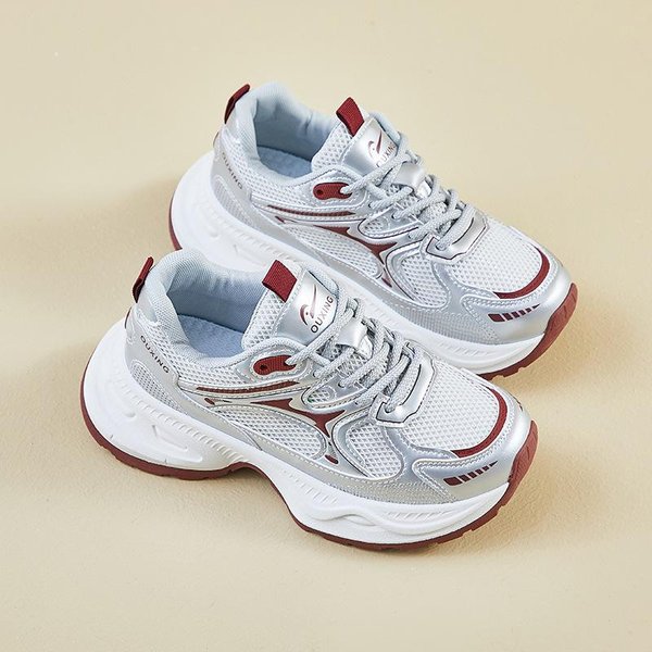 Nuevas Zapatillas De Papá Para Mujer En Primavera Deportes Para Estudiantes Correr, Ocio Suela Gruesa Aumentadoras De Altura Foto Callejera 40-image