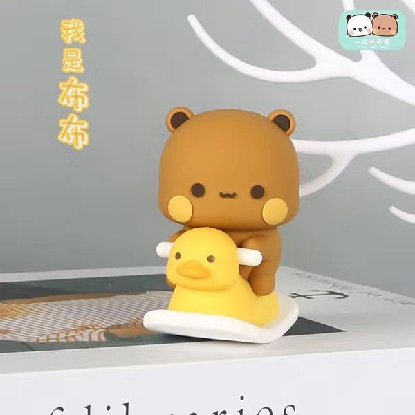 Bubu Dudu Figurki Anime Model Zabawki EkscytująCa Kolekcjonerska Urocza Figurka Pandy Kawaii Lalka NiedźWiedzia Ozdoba Dom Dzieci BożE Narodzenie Prezent-image