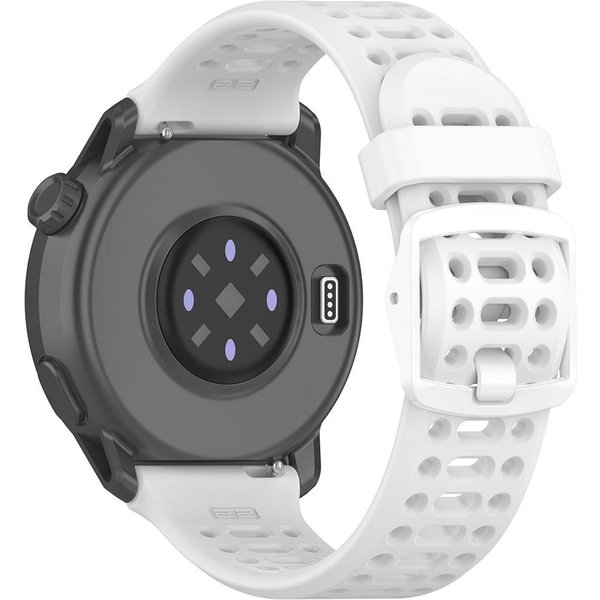 Oryginalny Silikonowy Pasek Do Zegarka Coros Pace 3 Smartwatch Opaska Na Nadgarstek Do Coros Pace3 Pasek Bransoletka Akcesoria Sportowe Pasek Coros Pace 3 BiałY-image