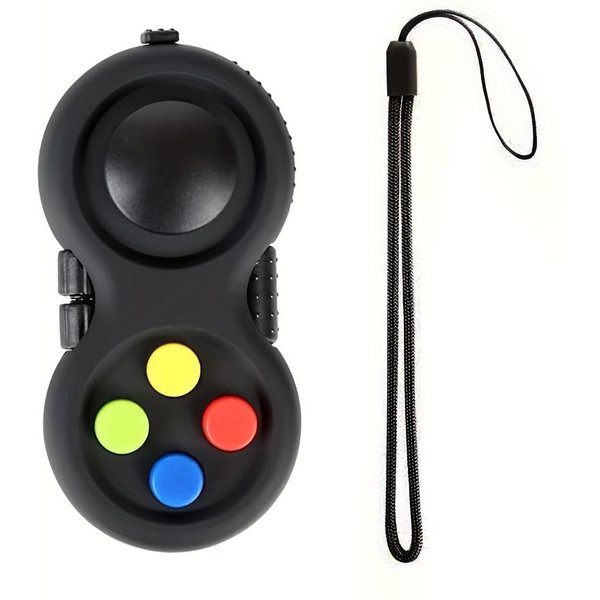 Almohadilla AntiestréS Con 8 Funciones AntiestréS, Controlador AntiestréS, Cubo De Juguete AntiestréS Que Alivia El EstréS Y La Ansiedad Multicolor-image