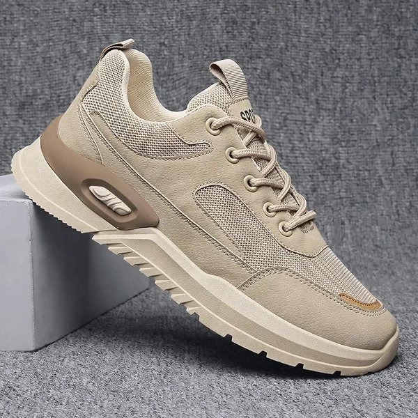 Zapatillas De Hombre Malla Transpirable Zapatillas Para Correr Para Hombre Zapatos Deportivos Casuales Para Exterior Moda Plataforma De Ante Zapatos De Hombre Tenis Hombres 39-image