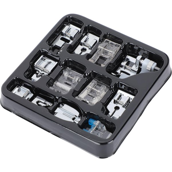 11 Piezas Prensatelas Para MáQuina De Coser DoméStica Multifuncional 505A Cremallera Invisible Costura-image