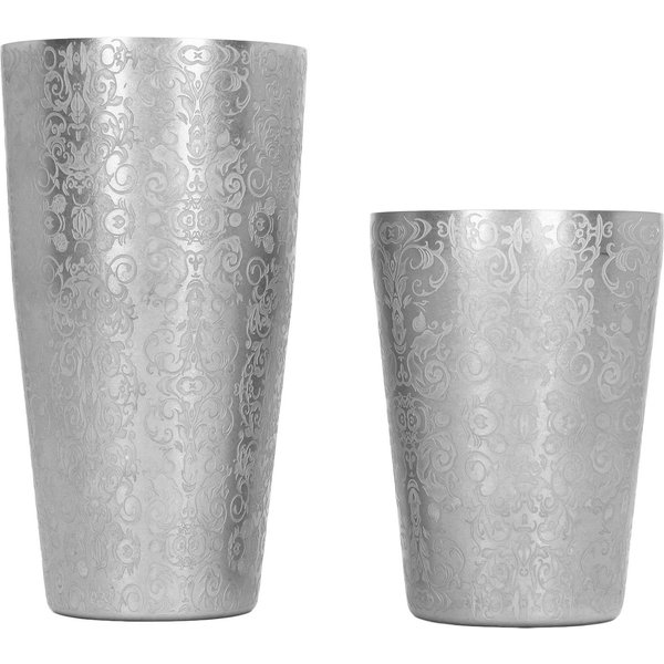 Shaker Do Koktajli Zestaw Boston Shaker Grawerowany WzóR Stal Nierdzewna 304 Dla Baru Barmana L-image