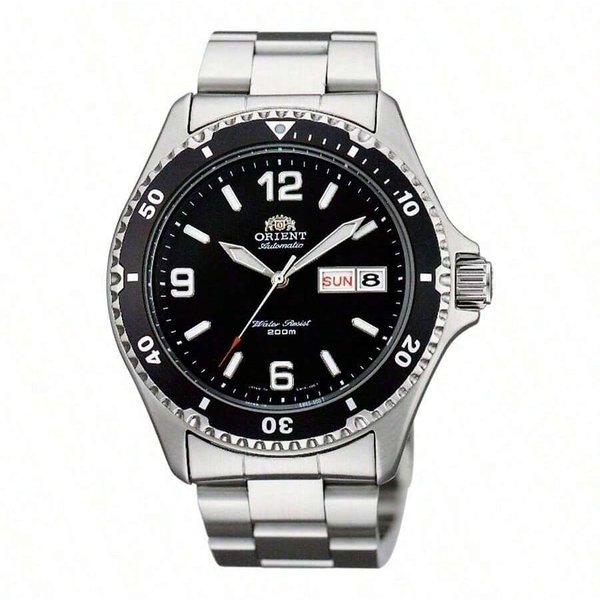 Reloj MecáNico Para Hombre, Esfera Negra Material De Acero Inoxidable Adecuado Para Negocios Y Uso Diario Como Regalo Para Hombres Perfecto FAA02001B9 Black-image