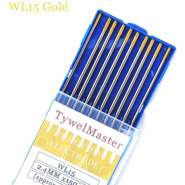 Electrodos De Soldadura De Electrodos De Tungsteno 1,0 1,6 2,0 2,4 3,0 3,2 Mm WT20 WC20 WL20 WL15 WL15-1.6-image