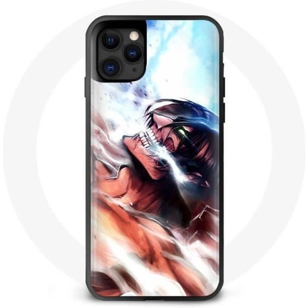 Funda De TeléFono - Maniacase - Iphone 13 Mini - Eren Yeager - Ataque A Los Titanes - Flexible-image