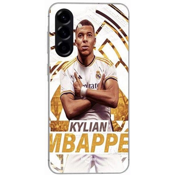 Funda - Maniacase - Samsung Galaxy A36 - Silicona - Negro - Kylian Mbappe Real Madrid Negro-image