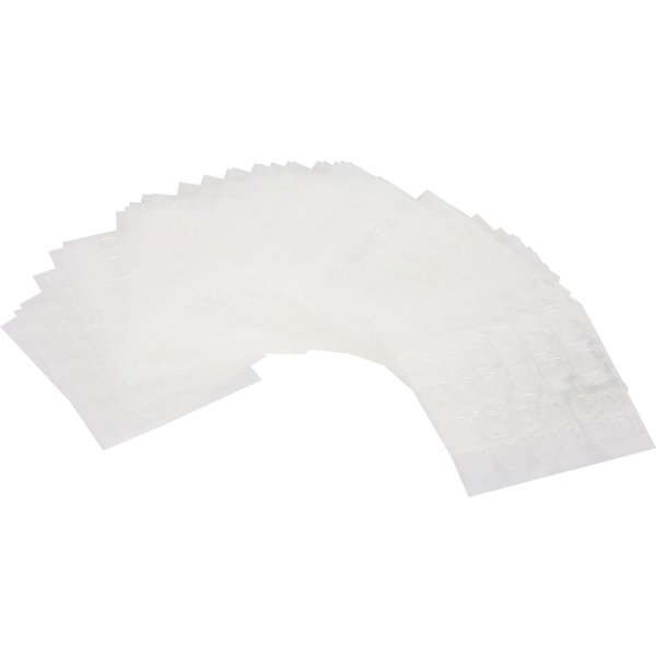 50 Hojas PestañAs Postizas Adhesivas Doble Cara Impermeable Transparente Cinta Adhesiva Para UñAs De Gel White-image