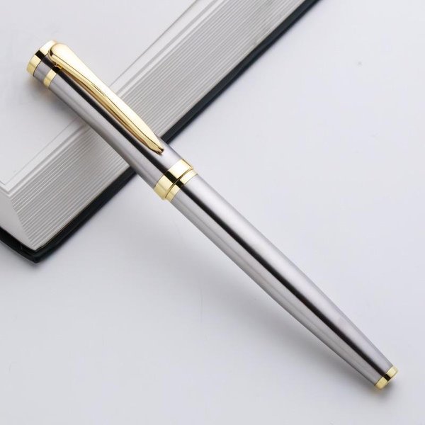 BolíGrafo De Metal De Lujo Con Clip, BolíGrafos De Firma Para Escritura De Negocios, PapeleríA De Oficina, Logotipo Personalizado, Regalo Con Nombre-image