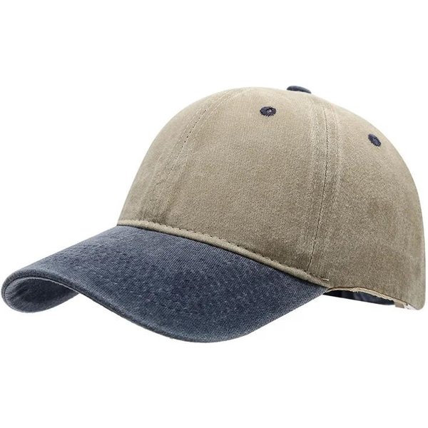 Gorra De BéIsbol Lavada Vintage Para Hombres Mujeres - Gorras Solares A Juego Snapback Informal Sombrero Hip Hop Primavera Verano Ala Curva Sombreros Suaves Gray-image