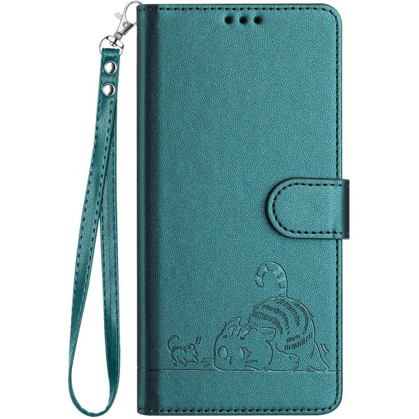 Etui Portfelowe SkóRzane Do Motoroli Moto G72, G53, G13, G23, G73, G14, G54, G84, G04, G24, G34 Moto G13 4G Zielony-image