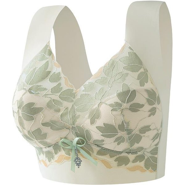 Koronkowy Biustonosz Bez FiszbinóW Plus Size Przeciw Opadaniu 5XL-image