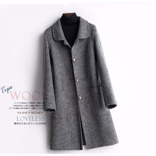 Ropa De Mujer De Talla Grande, Abrigo Cortavientos CáLido De Manga Larga, Abrigo De Lana De Talla Grande, OtoñO E Invierno S-image