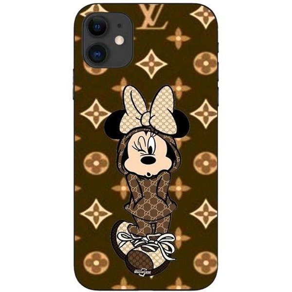 Coque Maniacase Pour Iphone 11 Minnie Disney Lv Marron-image