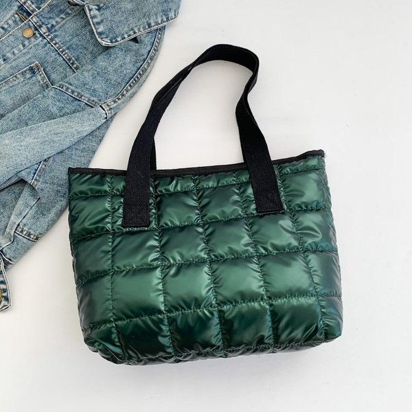 Bolso Retro Casual De Un Hombro Para Debajo Del Brazo Bolso Para Ir Al Trabajo Nuevo Invierno Simple Moda Bolso Tote De Gran Capacidad Para Mujer-image