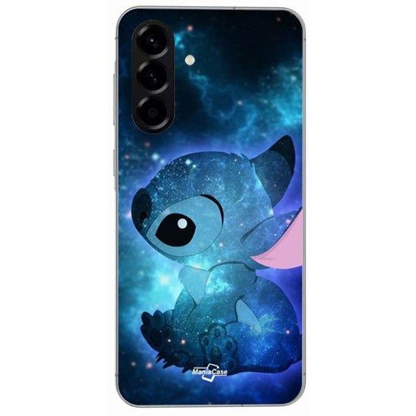 Funda - Maniacase - Samsung Galaxy A26 - Silicona - Flexible - DiseñO Stitch Negro-image