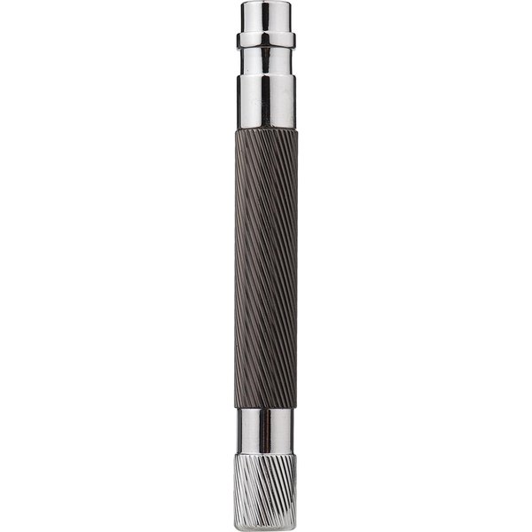 Mango De Afeitado Para Seguridad, Maquinilla De Afeitar Para Barba, Maquinilla De Afeitar De Doble Filo, Mango De Repuesto, EmpuñAdura De Acero Inoxidable Negro-image