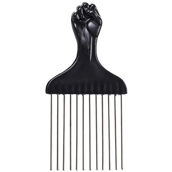 Peine Afro Para Insertar Pelo Cepillo Rizador De Pelo Tenedor PláStico PúA Para El Pelo Peine AntiestáTico Herramienta De Peinado-image