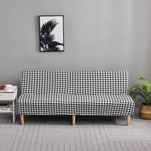 Funda EláStica Para FutóN, Funda Para Sofá Sin Brazos, Funda Para Sofá Cama, Funda Para Sofá, Funda Protectora Para Muebles Con Base EláStica, 1 Unidad S 120-150Cm-image