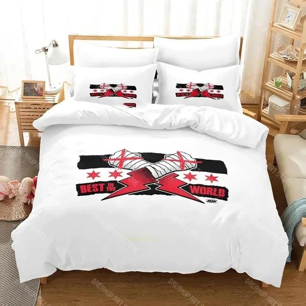 CM Punk Aew Najlepszy Na śWiecie Zestaw PośCieli Poszewka Na KołDrę Poszewka Na Poduszkę KołDra King Queen Size ChłOpcy DorośLi AU Single 140X210Cm-image