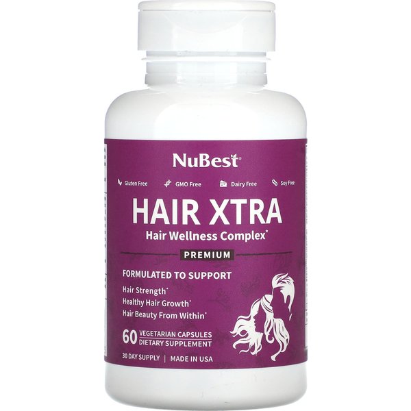 Nubest, Hair Xtra, 60 CáPsulas Vegetales-image