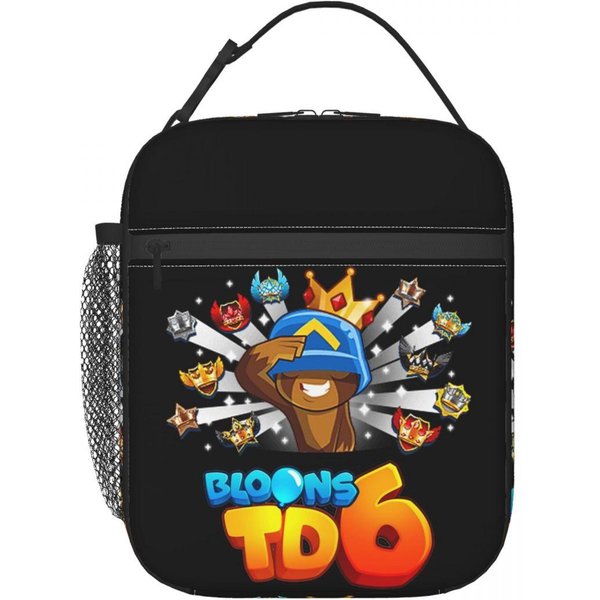 Bloons Td 6 Dla Dzieci Izolowana Torba Na Lunch Dla Kobiet Dzieci Szczelne Pojemniki Na ŻYwność Termiczny Lunchbox Torba One Size-image