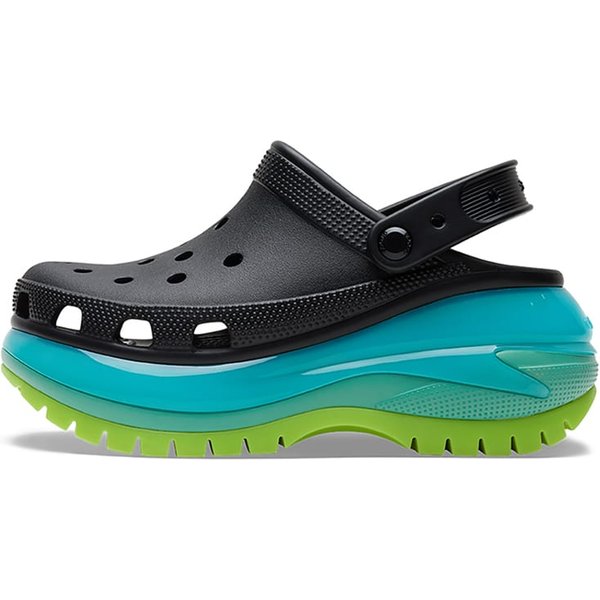 Zuecos Crocs Mega Crush 'Negro Multicolor' 207988-0C4 38-39 Black-image
