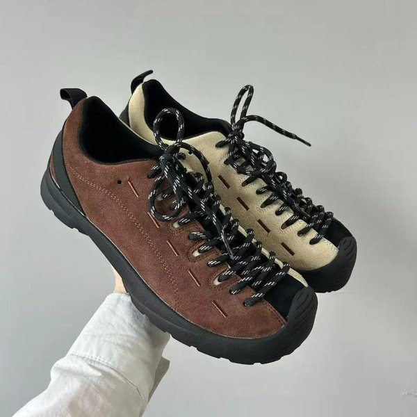 Klasyczna Marka Wygodne AntypośLizgowe Buty Trekingowe NajwyżSza Jakość Nanoszone Buty Outdoorowe Do Pieszych WęDróWek Unisex Obuwie GóRskie 46 BrąZowy-image