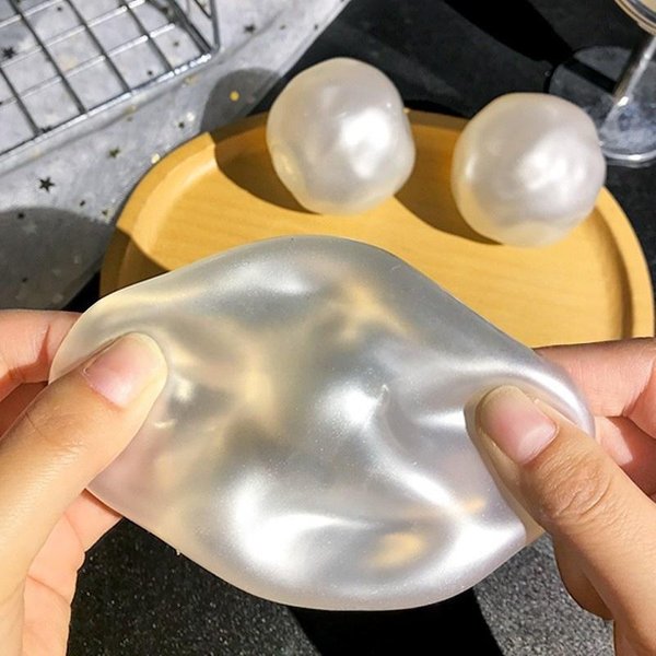 1 Szt. Formowalna PerłOwa Olej Kokosowy PiłEczka Antystresowa Powoli PodnosząCa MięKka Zabawka Do ŚCiskania OdprężAjąCa Sensoryczna Zabawka Fidget Dla DorosłYch-image