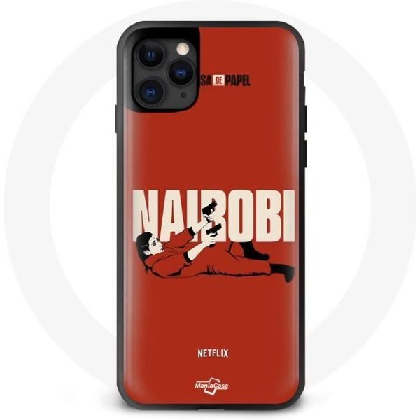 Funda Iphone 11 Pro Max - Maniacase - La Casa De Papel - Roja - Flexible - ProteccióN Contra Golpes Y ArañAzos-image