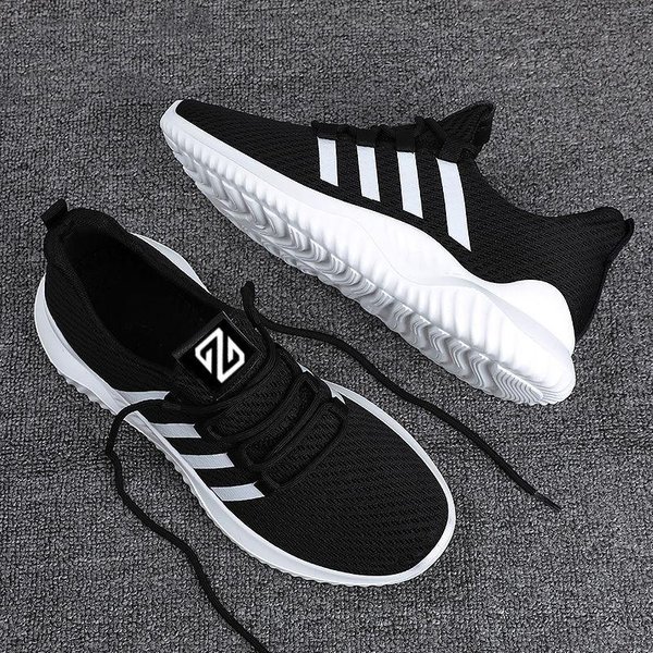 Zapatillas Deportivas Transpirables Para Correr Para Hombre Zapatos Blancos PequeñOs Zapatos Casuales De Moda Zapatos Para Hombre 44 White-image
