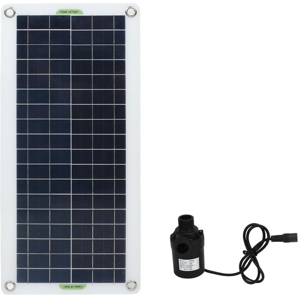 Kit Bomba De Agua Solar 30W Silicio Policristalino 800L Por Hora Bomba De Agua Con EnergíA Solar Para RV-image