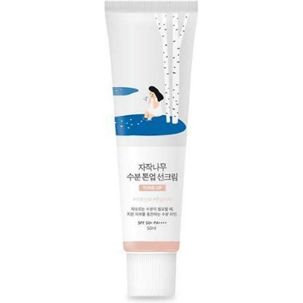 Round LAB Crema Solar Hidratante Tonificante Zumo De Abedul 50Ml SPF 50+ PA++++(3 Opciones) 1PCS-image