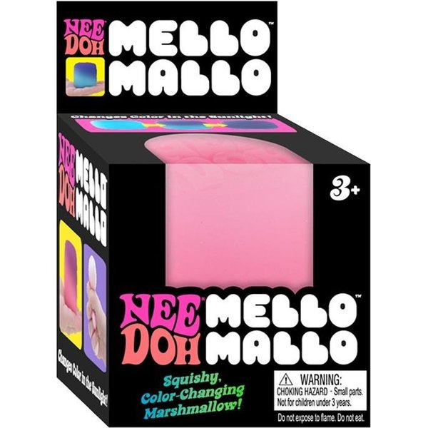 Needoh Mello Mallo PiłEczka Squishy Pianka Marshmallow Reaktywna Na UV ZmieniająCa Kolor Pod SłOńCem Zabawka Wyciskana Ciastolina WypełNiona Fidget Zabawka ŁAgodząCa LęK Pink-image