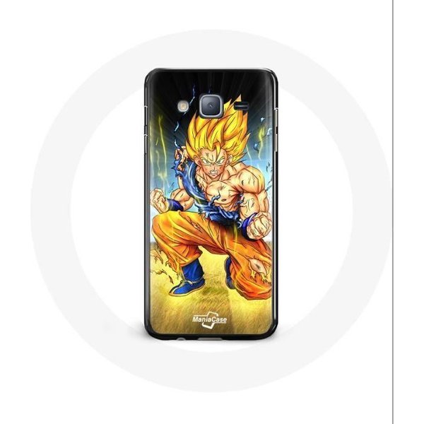 Funda Para Samsung Galaxy A3 Son Goku Dragon Ball Cuerpo Enfadado-image