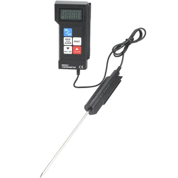 EM502C Profesjonalny Cyfrowy Termometr Elektroniczny Termometr Do ŻYwnośCi Z Sondą BiałY-image