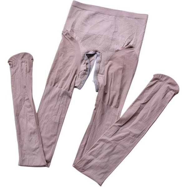 Medias Para Hombre Negras Brillantes 912 Agujas Medias Panty De Cintura Alta Calcetines U Convexos Verano Ultra EláSticas Finas Calcetines Altos LenceríA ExóTica Open Sheath-image