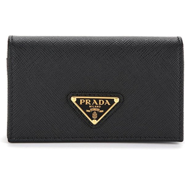Portfel Na Karty Prada Saffiano Z Logo TróJkąTa 1Mc122 Qhh F0002 1MC122 Qhh F0002-image