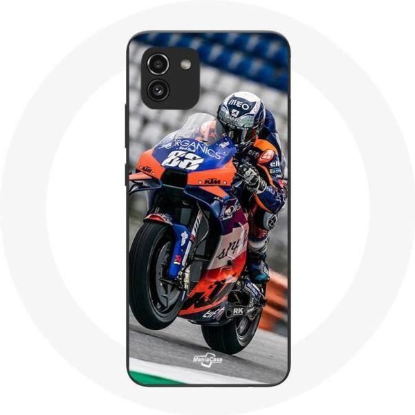 Funda - Maniacase - Samsung Galaxy A03 - Miguel Oliveira Moto GP 88 - Flexible - Negra Negro-image
