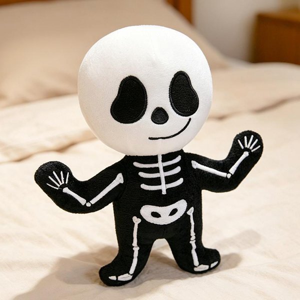 25 Cm KreskóWkowa Urocza Pluszowa Lalka Halloweenowa Wampir Czaszka Mumia Pluszowa Zabawka Dekoracja Domowa Festiwalowa Prezent ŚWiąTeczny Dla Dzieci About 25Cm-image