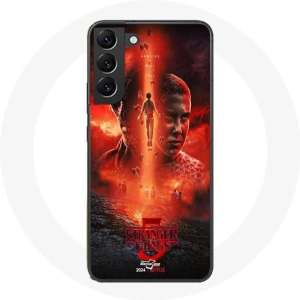 Coque Maniacase Pour Samsung Galaxy S22 Stranger Things Saison 5 Affiche Series-image